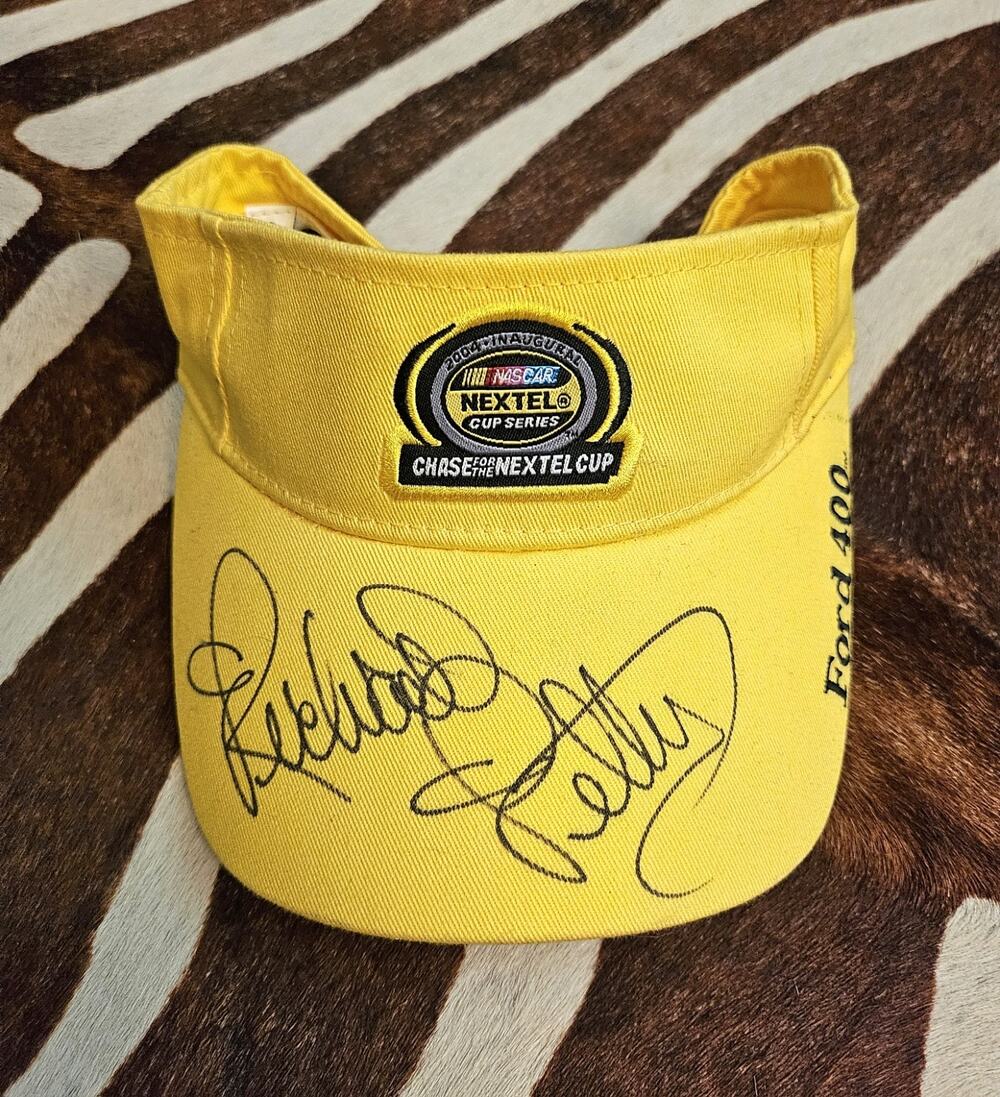 VINTAGE Richard Petty Autographed 2004 Nextel NASCAR Visor